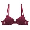 Small Breasts Thin Cup Gathering Underwear Female Sexy Lace Triangle Cup Bra Showing Large Side Closing Steel Ring Bra Wholesale