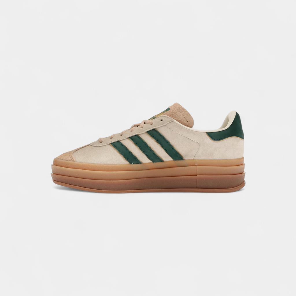 adidas Gazelle Bold Magic Beige Collegiate Green (Women's)