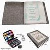 Portable Needle and Thread Set for Home Sewing and Mending – Includes Stitching Method Book and Case