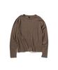 SUPERSUB Slub Color Block Layered Long Sleeve T-Shirt 4 Colors