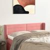 VidaXL Headboard with Ears Pink 147x16x78-88 Cm Velvet3118961