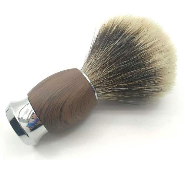 Retro Badger Hair Shaving Brush - Beard & Facial Cleanser with Lathering Brush Funciones