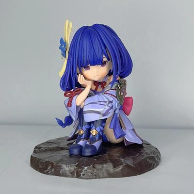 Gk Raiden Shogun Q Girl Action Figure Kawaii Model Desktop Decoration Collectible Toy Gifts