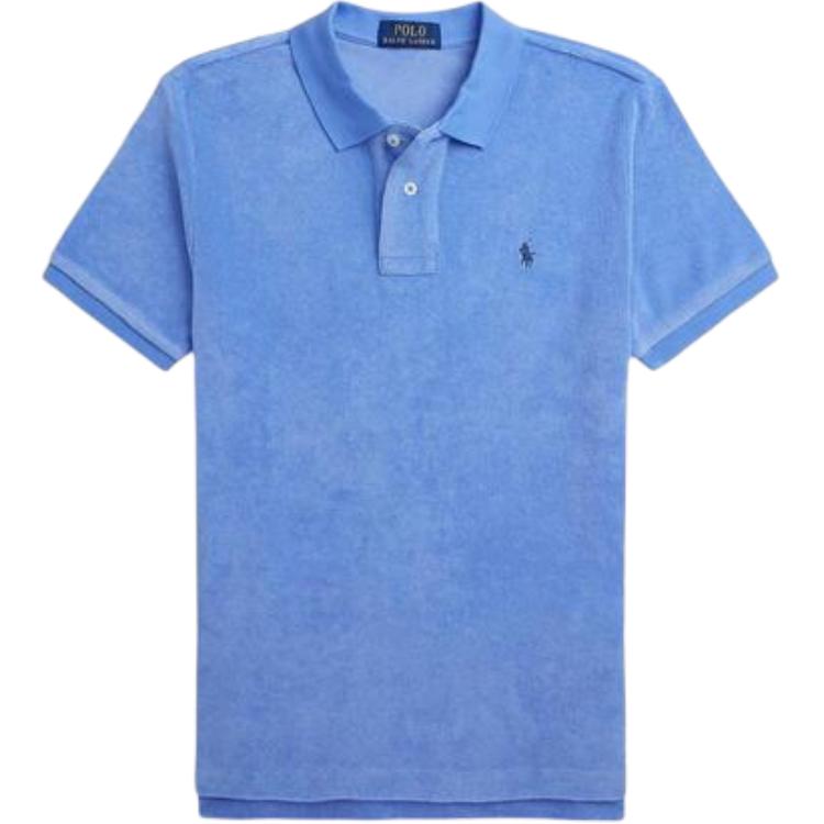 

Polo Ralph Lauren Однотонная рубашка-поло на пуговицах Детские топы Светло-голубой CWPOKNIY8021142-430 XL