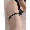 Harajuku Punk Gothic Rivet Leather Thigh Strap - Female Elastic Leg Tie Accessories