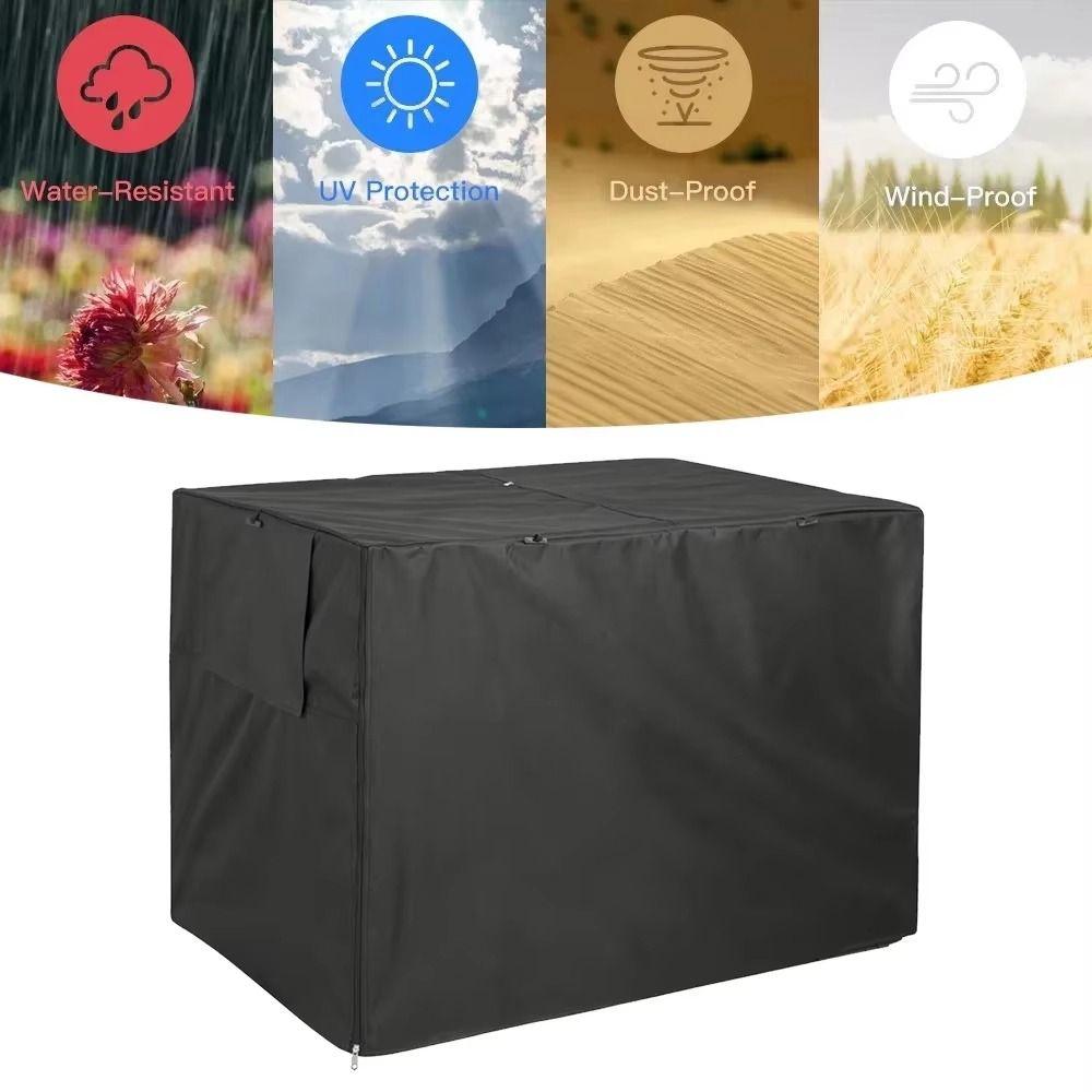 Oxford Cloth Dog Cage Cover Thickened Warm Rainproof Case Wire Crate Sun Covers  Wire Cages