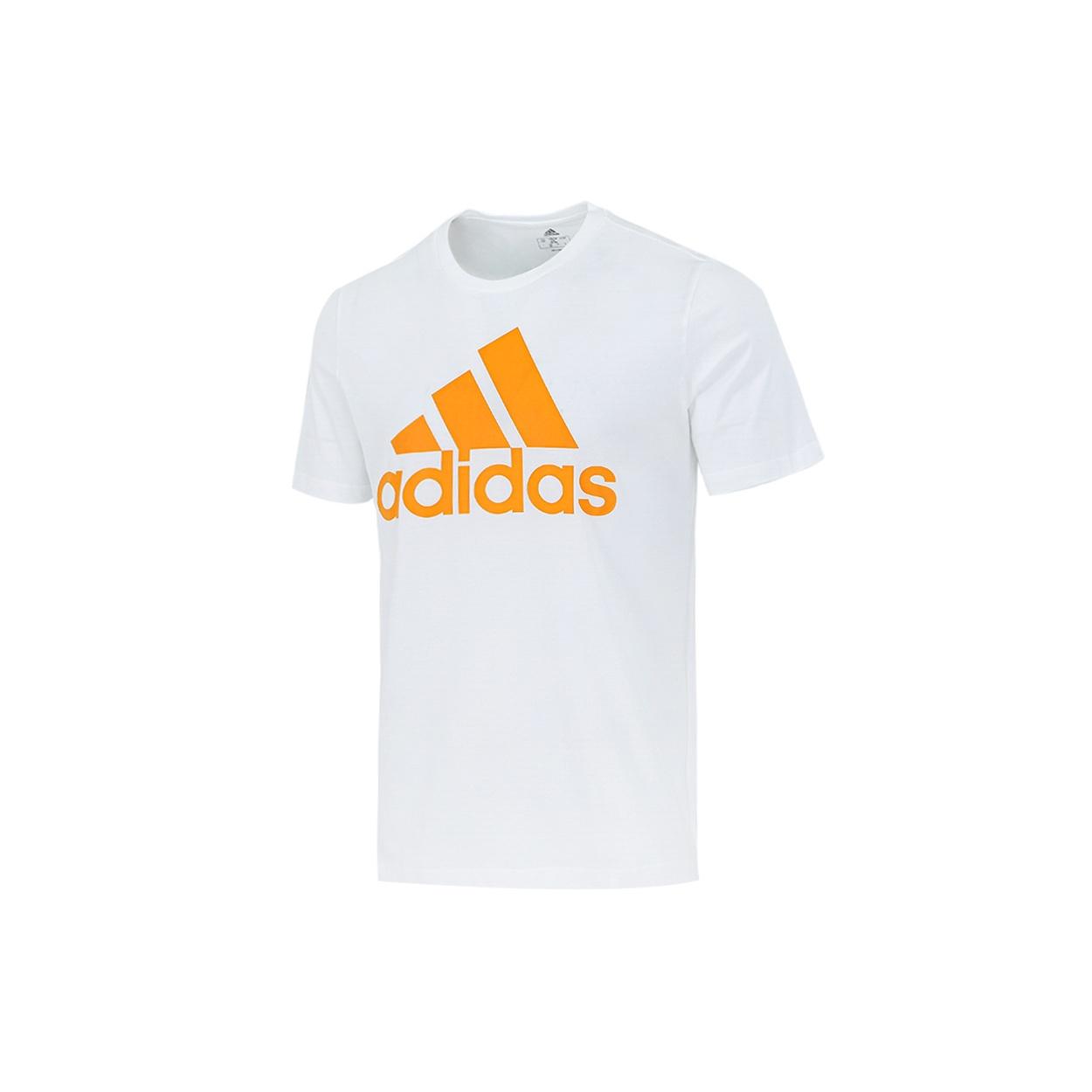 adidas Bl Sj T Logo Sports Short Sleeve Men s White H12173 S