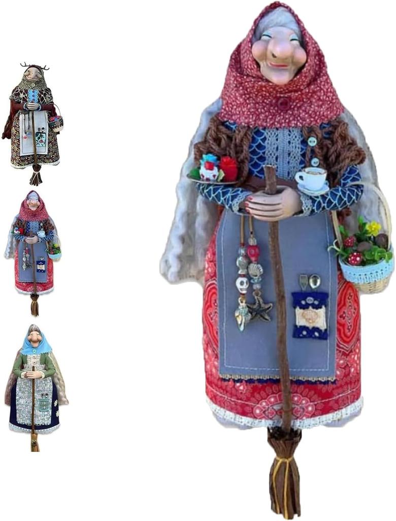 Kitchen Witch Doll Handmade Kitchen Witch Doll for Good Luck Enchanting Good Luck Charm Cooking Dolls