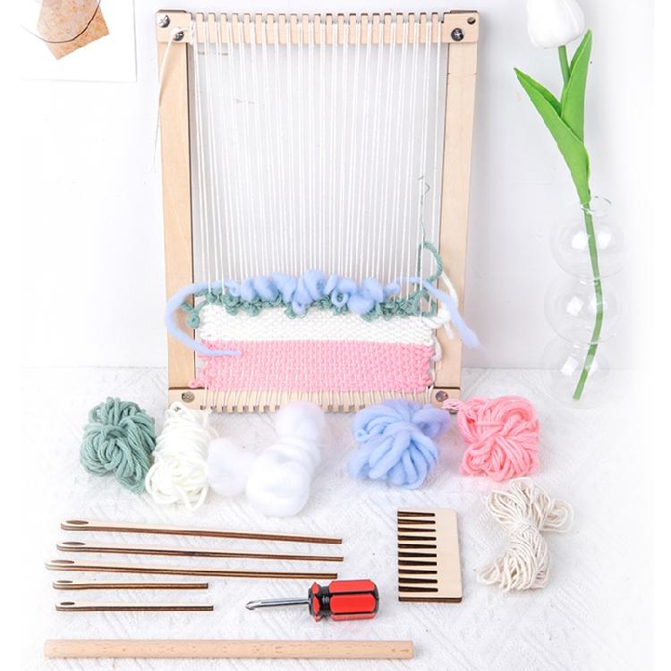 Tapestry Weaving Loom kit Crafts Weaving Loom Set Practical Hand Knitting Tools