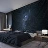 2D Dark Starry Sky Tapestry, Universe Galaxy Wall Hanging for Home Decoration