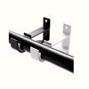 Black Wall-Mounted Curtain Rod Brackets, Durable Sturdy Brackets for Curtain Rods