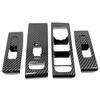 Powerful Car Abs Carbon Fibre Door Window Glass Lift Control Switch Panel Cover Trim For Volvo Xc40 2017-