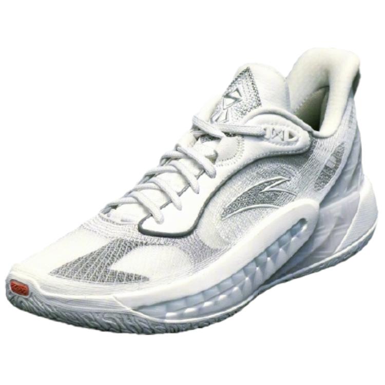 Anta Men s Basketball Shoes White Black 112431111-2 44.5