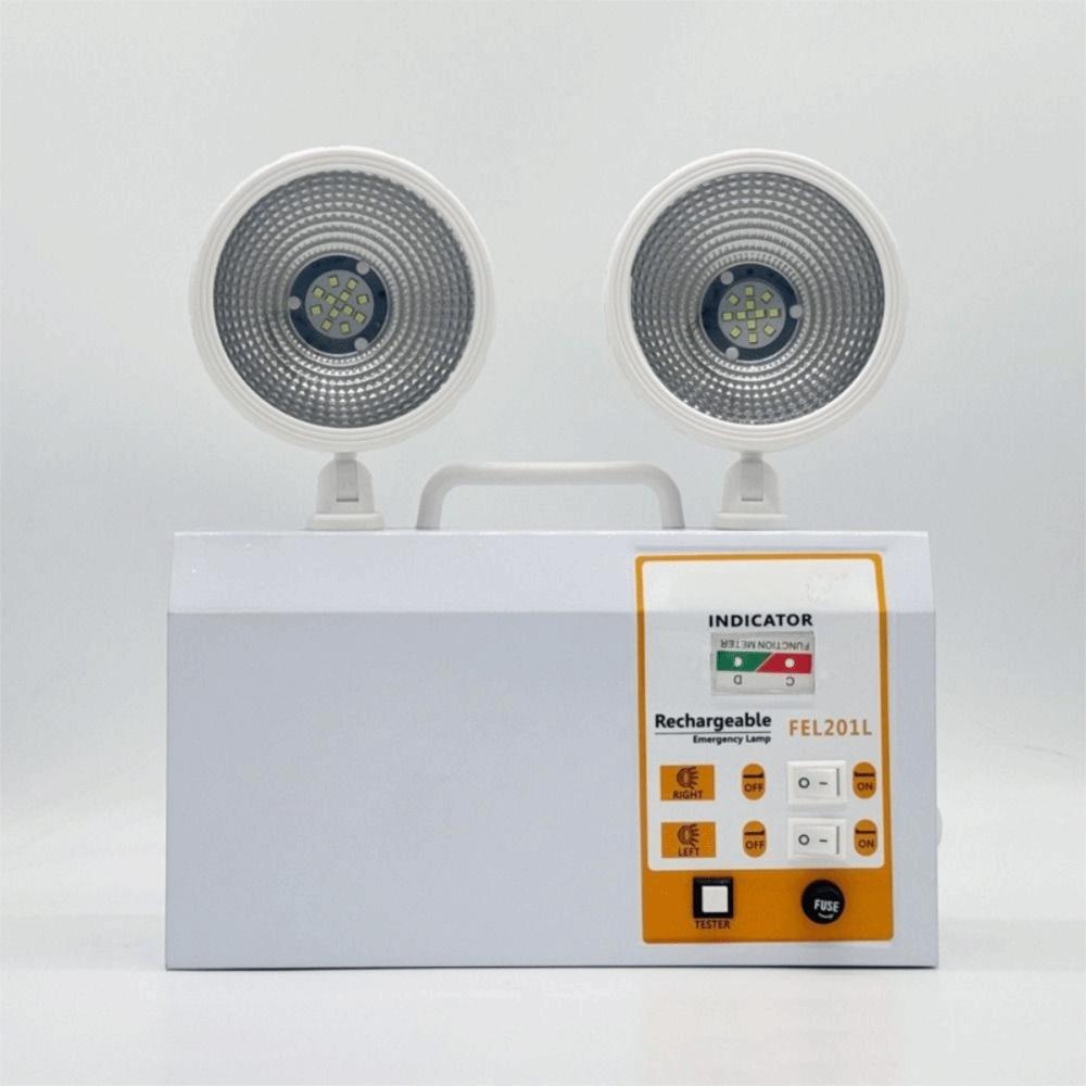 3W Power LED Emergency Light Double Head Fire Emergency Light Emergency Light  Corridor Lighting