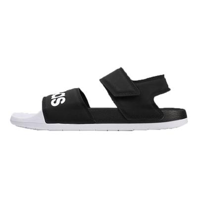 Sandales Adilette Noir Blanc Nuage Unisexe Sandales Noir Core F35416