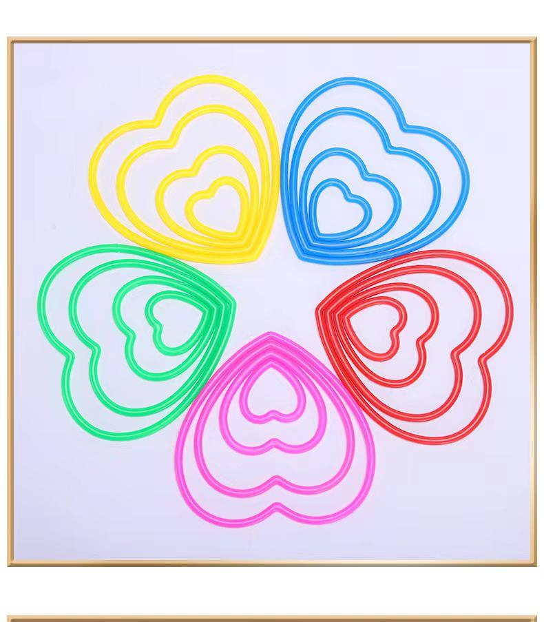

DIY Dreamcatcher Kit with Colored Plastic Heart Rings and Glue 5cm Diameter - Red, Pink, Blue, Green, Yellow