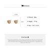 Metal Sea Urchin Ball Thorn Unique Earrings for Women, New Autumn and Winter Fashion and Beautiful Stud Earrings Accessories Gifts