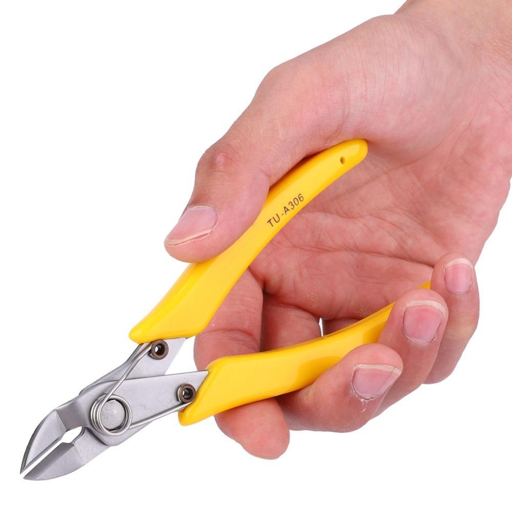 Stainless Steel Wire Cutter 6 Inches Side Cutter Cable Cutting Pliers Electronics Cutting