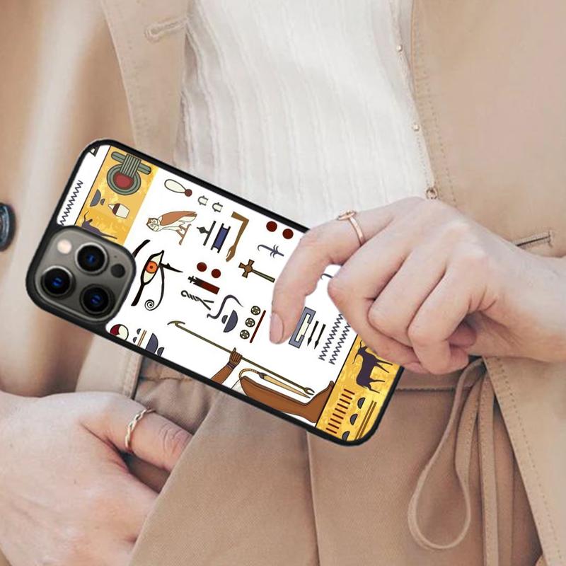 Egypt Nefertiti Anubis Ankh Pharaoh Magnetic Phone Case For APPLE iPhone 17 Air 16 14 13 12 Pro Max 15 Plus MagSafe Cover