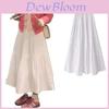 White Ballet Skirt For Women High Waist A Line Tulle Formal Dress For Spring Summer