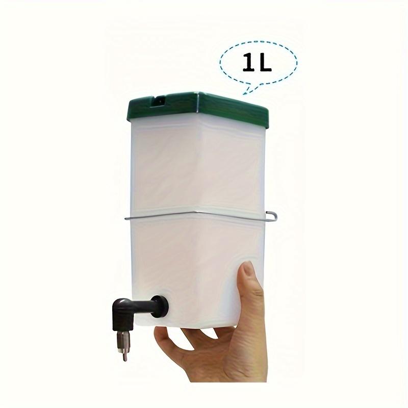 Distribuitor automat de apă portabil pentru animale de companie mici - 20,29 oz/33,81 oz, ideal pentru iepuri și altele, dozator de apă pentru iepure