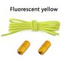 1 Pair No Tie Shoelaces Round Metal Capsules Lock Elastic Shoe Laces For Sneakers Rubber Band Lazy Shoes Lace Accessories