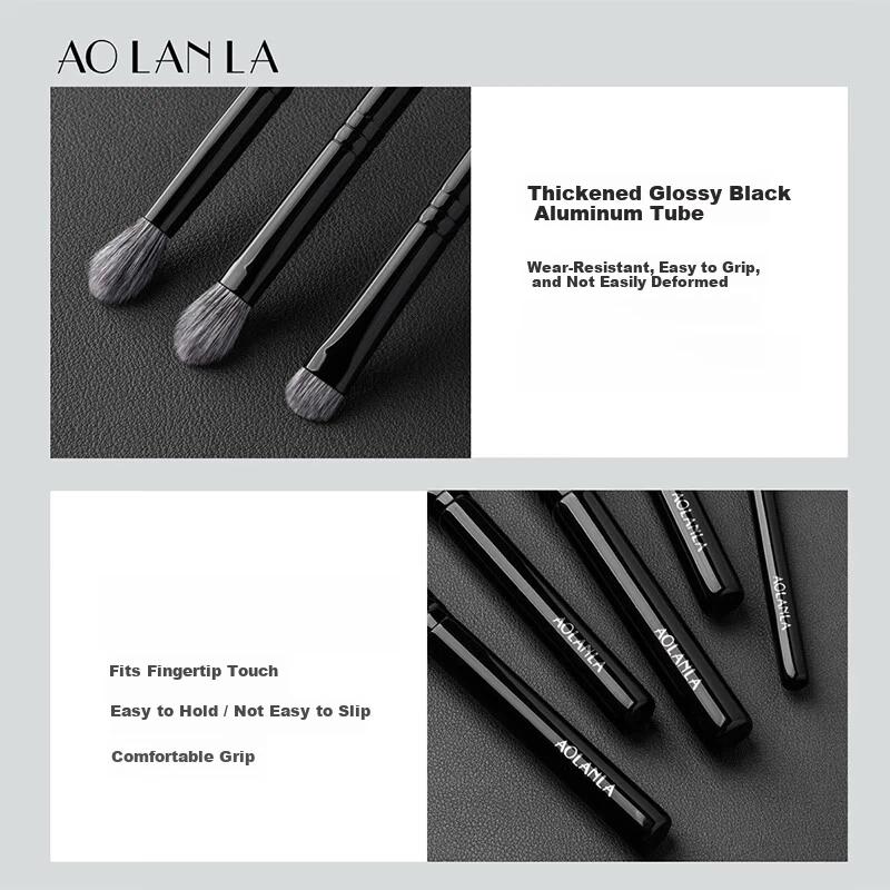 AOLANLA 13-Piece Makeup Brush Set, for Foundation, Highlight and Eye Makeup, Beauty Tool