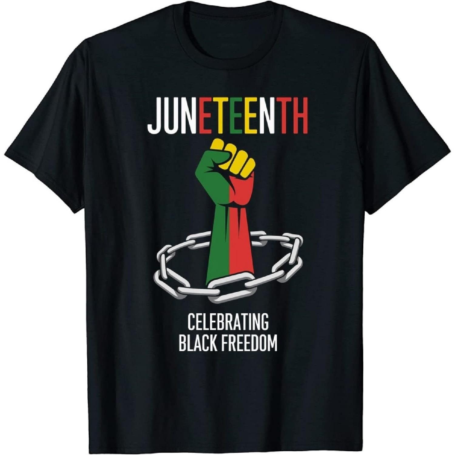 Black History Month African American Black Queen Juneteenth T-Shirt 1 Black for Men, Women S
