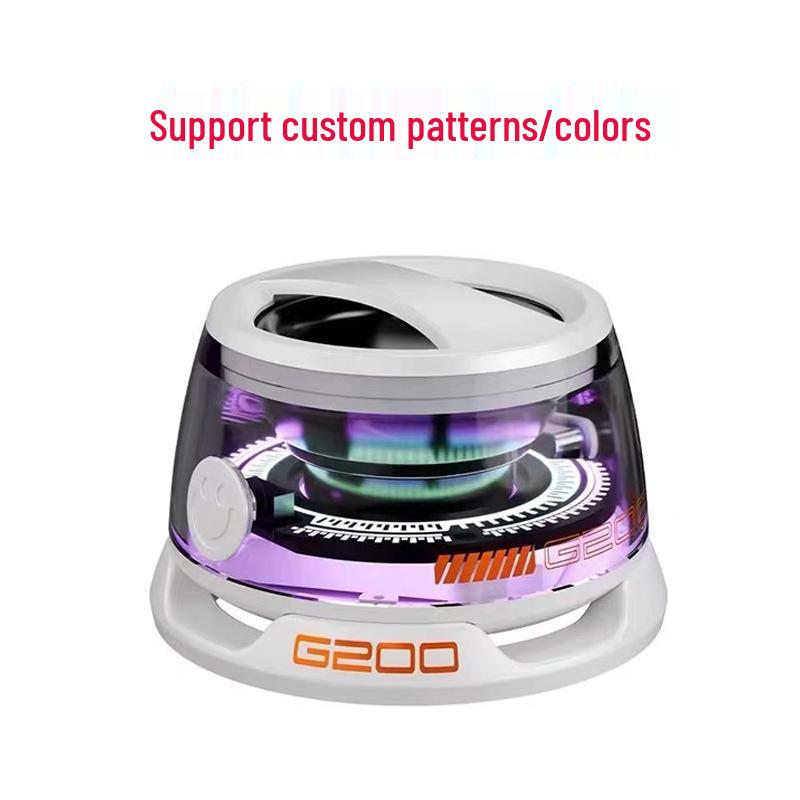 G200 Personalized Bluetooth Speaker: Compact Wireless Outdoor Speaker with Colorful Ambient Light and Powerful Subwoofer