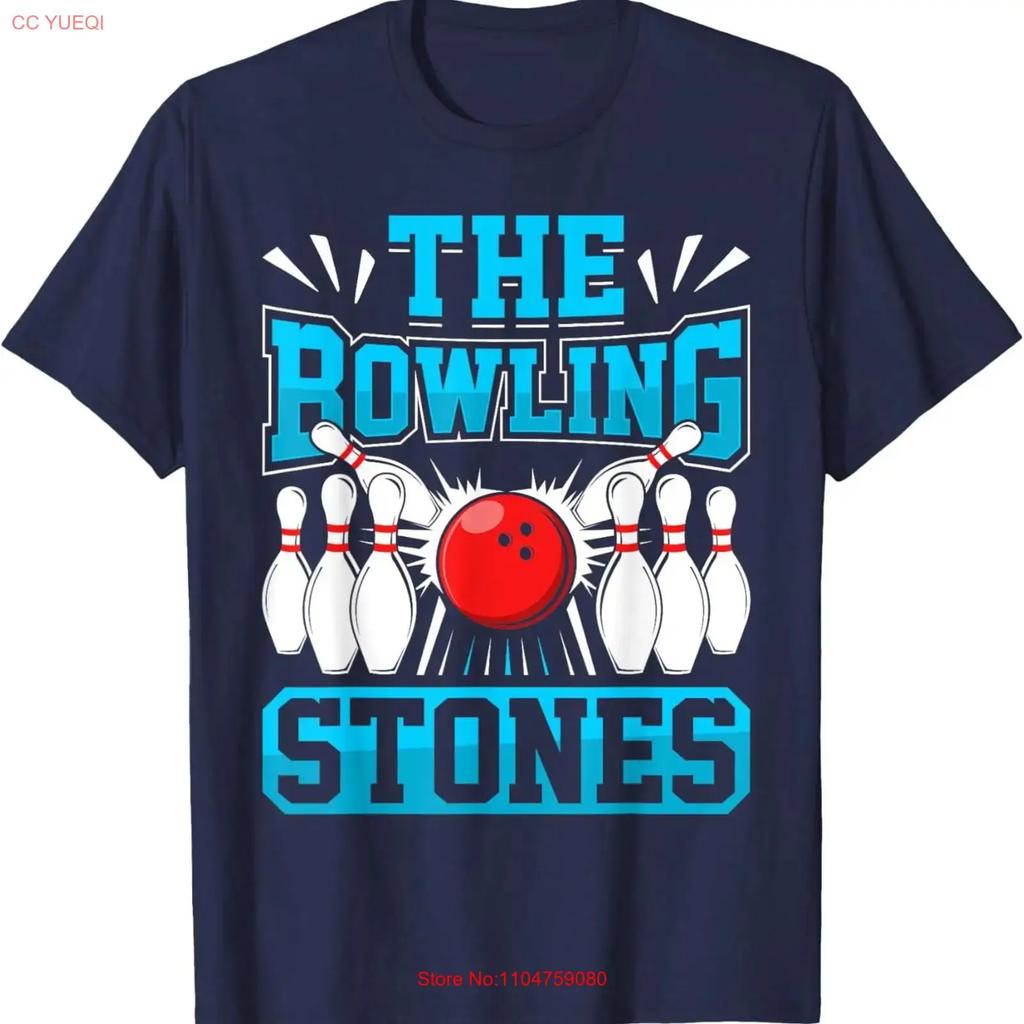 Bowling The Stones funny Bowlers Lovers T Shirt vintage Washed fashion Soft Stylish Top For Everyday Wear graphic Comfortable
