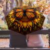 Beautiful Sunflowers Van Gogh Printed Umbrella Windproof Folding Umbrella Portable Sun and Rain Umbrella Suitable for Gifting