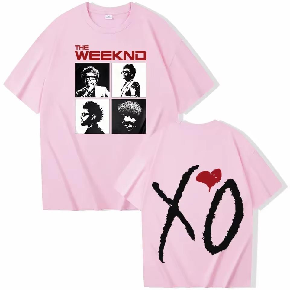 Summer The Weeknd After Hours Til Dawn Tour Graphic Cotton Unisex Shirt  Men's Hip Hop Fashion Short Sleeve T-shirt