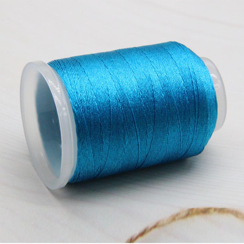 Vibrant Ice Silk Tassel Thread: 51 Colors for DIY Bracelets & Necklaces