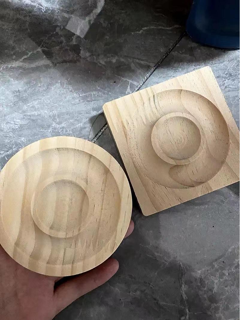 Solid Wood Bracelet and Bangle Display Tray for Jewelry Photography