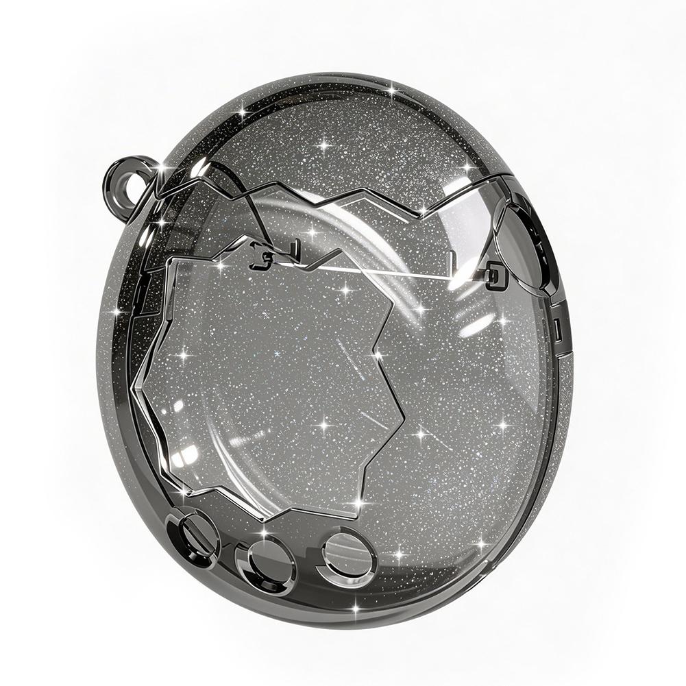Clear Protective Case For Tamagotchi Paradise HD Transparent/Glitter Shell Cover, Shockproof Scratch-Resistant Protector