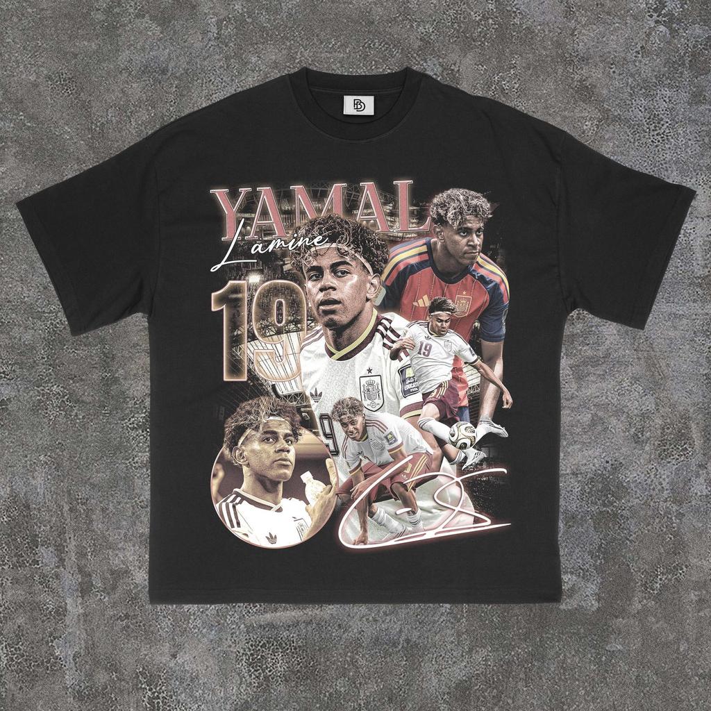 T-Shirt Design Lamine Yamal 19 Spain PNG