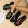 Fashion Lucyever Women's Loafers 2024 Spring British Style Slip on Platform Mary Jane Shoes Woman Japanese Jk Uniform Lolita Shoes Women