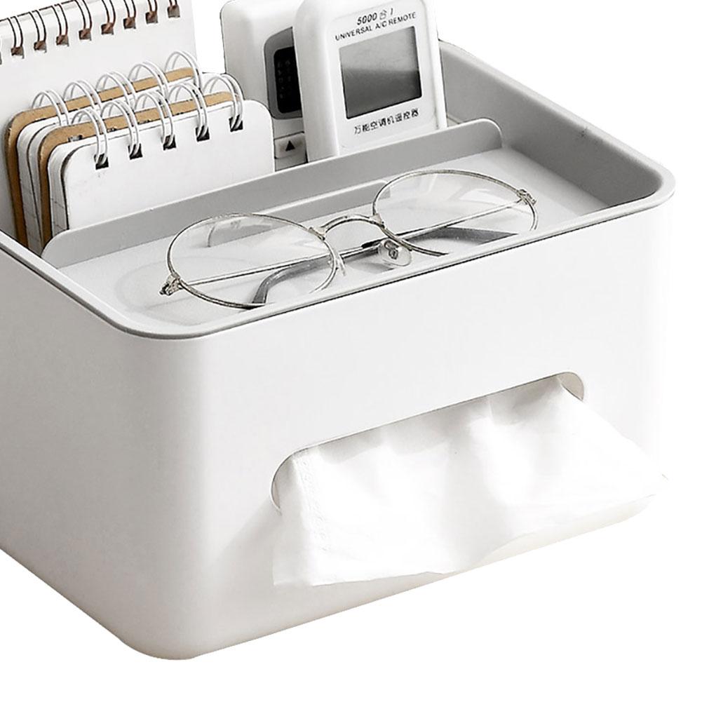 Cutie de șervețele multifuncțională Suport pentru șervețele Organizator de birou pentru casă, birou, sufragerie