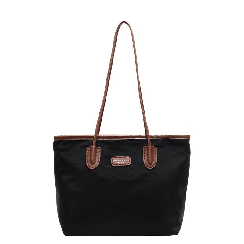 Bags Women's Large Capacity 2025 New Casual Trend Niche Design Shoulder Bag Cloth Bag Simple Commuter Tote Bag