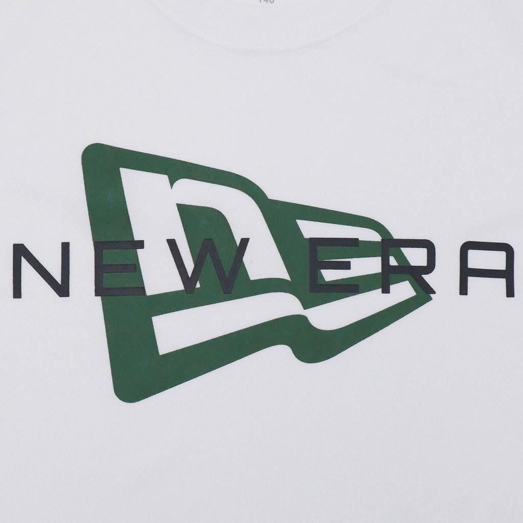 New Era Kids Short Sleeve Youth Tech Tee 14566714 NER35K3043 Green White Size 160 ONSPOTZ Exclusive Boys Girls Apparel Popular Cute Gift Birthday