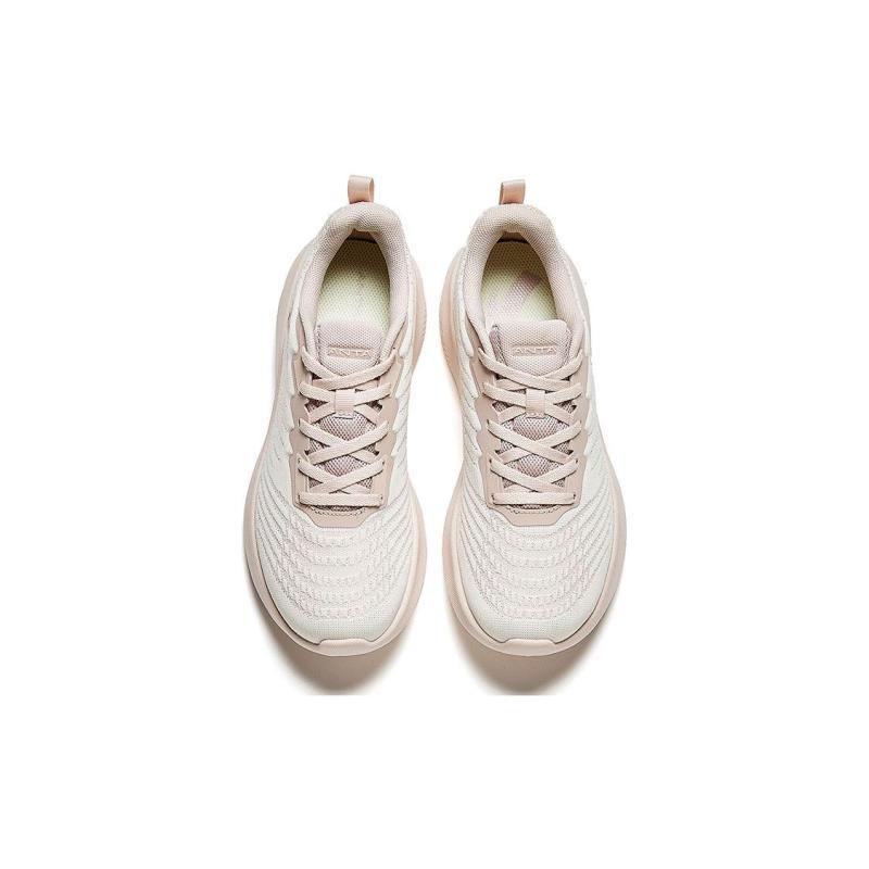 Anta Anti Slip Wear Resistant Low Top Running Shoes Women's White Pink Sneakers 922335505-3