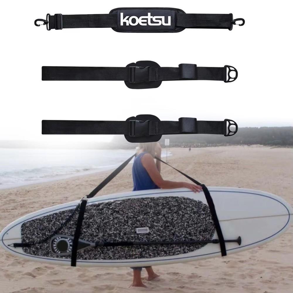 Portable Surfboard Shoulder Strap Nylon Paddle Board Carrier Beach Transport Use Accessories