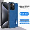 Hit Stitching Color Retro Matte Leather Back Case For OPPO Reno14 Reno 14 F Pro 5G Full Cover Camera Protector Anti Slide Shell