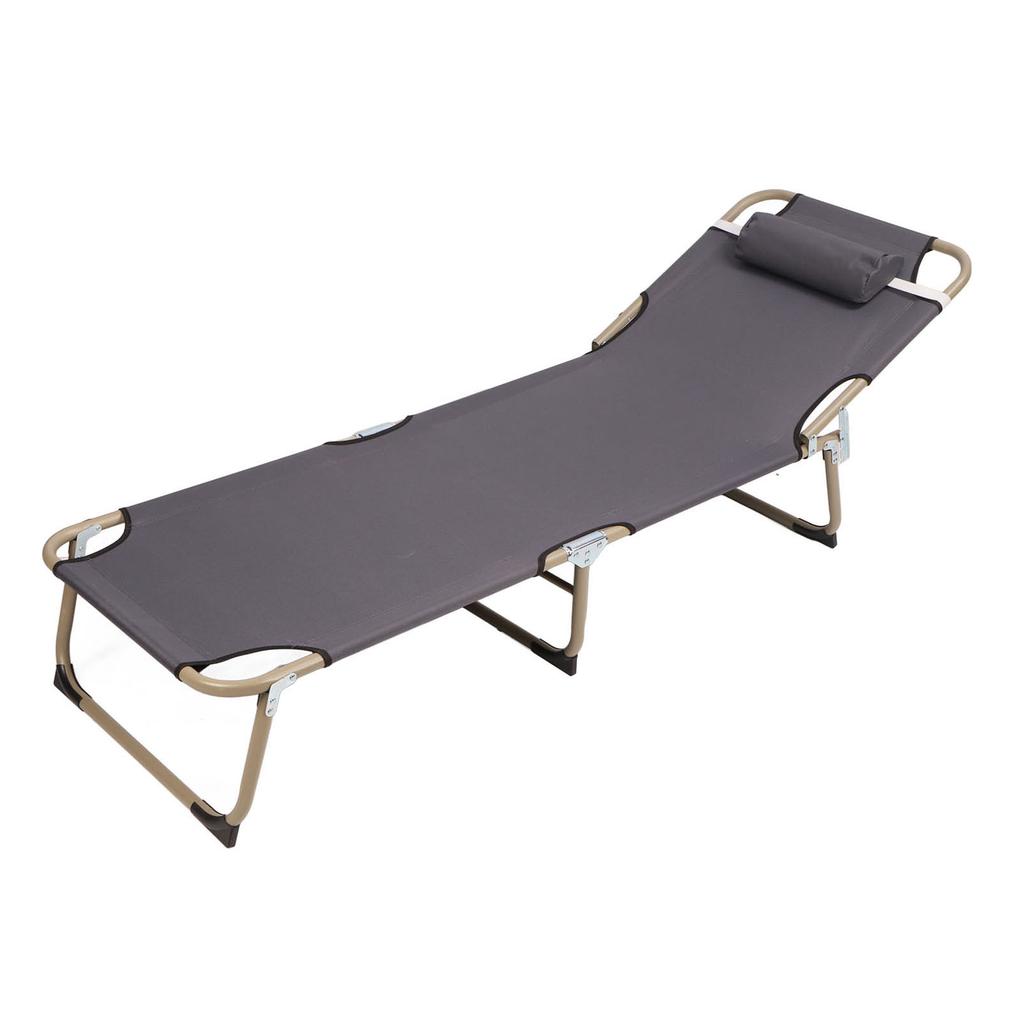 Camping Cots with Pillow Alloy Waterproof Comfortable Adjustable Sleeping Bed Cot for Camping Pool