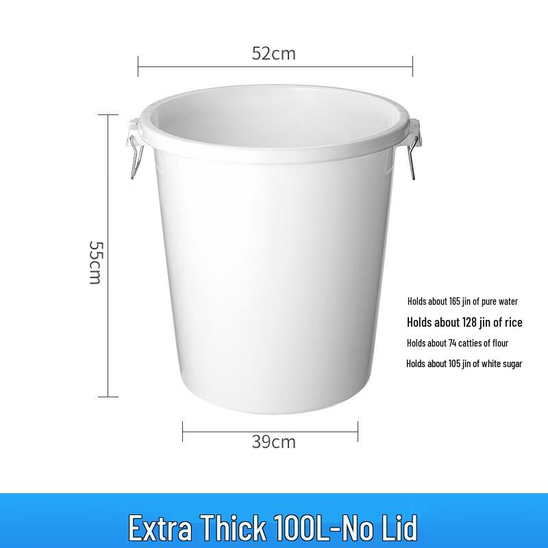 Heavy-Duty Industrial Outdoor Round Trash Can