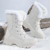TUINANLE Thickened Snow Boots Antiskid Casual Winter Cotton Shoes Plush Warm Women's Short Boots Outdoor Work Shoes