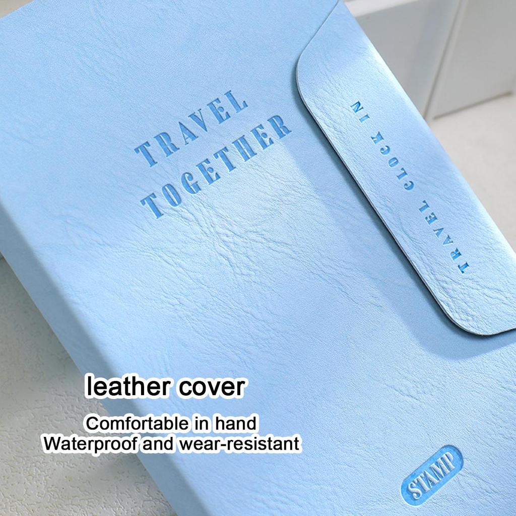 A6 Travel Journal, Student Leather Notebook, Blank Pages, Notepad, Drawing Book, Business Meeting Record Book, Mind Map, 80 Sheets