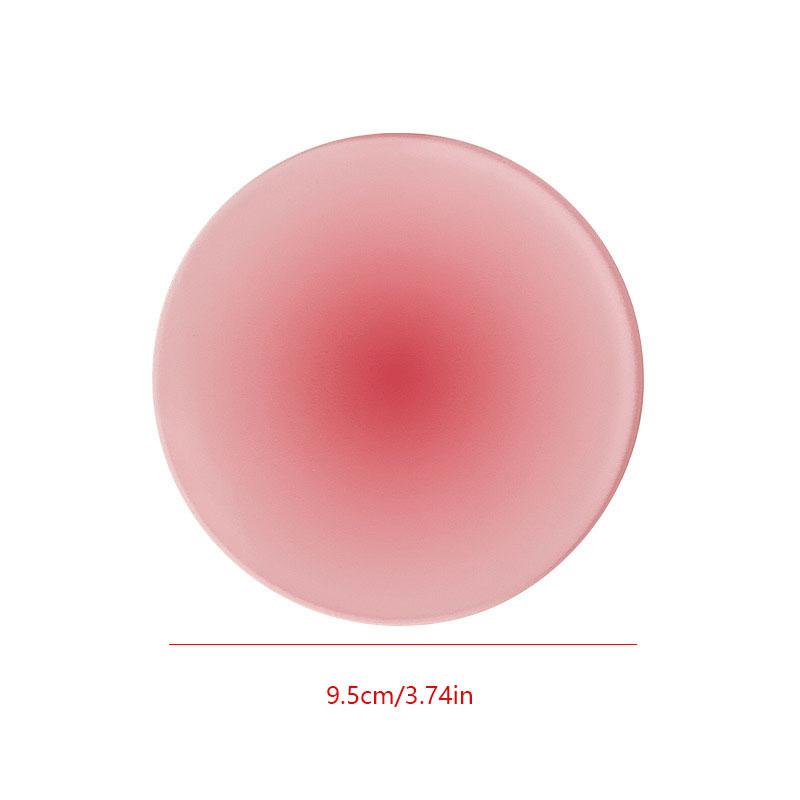 1PCS Gradient Color Drink Cup Coasters for Acrylic Round Heat Insulation Coffee Mugs Pad Kitchen Tableware