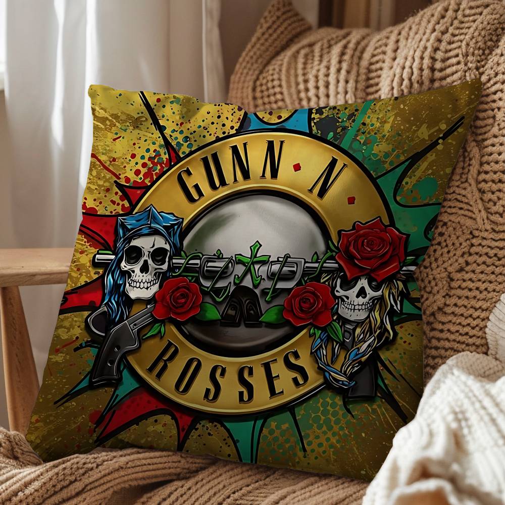 band Guns N Roses Appetite GNR pillow cover living room sofa cushion cover bedroom room bed pillow cover home decoration