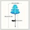 2PCS Solar Five-layer Jellyfish Star Light, Christmas Tree Light, Outdoor Waterproof Garden Lawn Floor Flower Light, Party Decoration Light